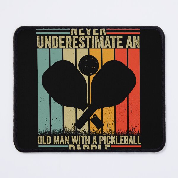 Item preview, Never Underestimate An Old Man With a Pickleball Paddle designed and sold by HANYART.