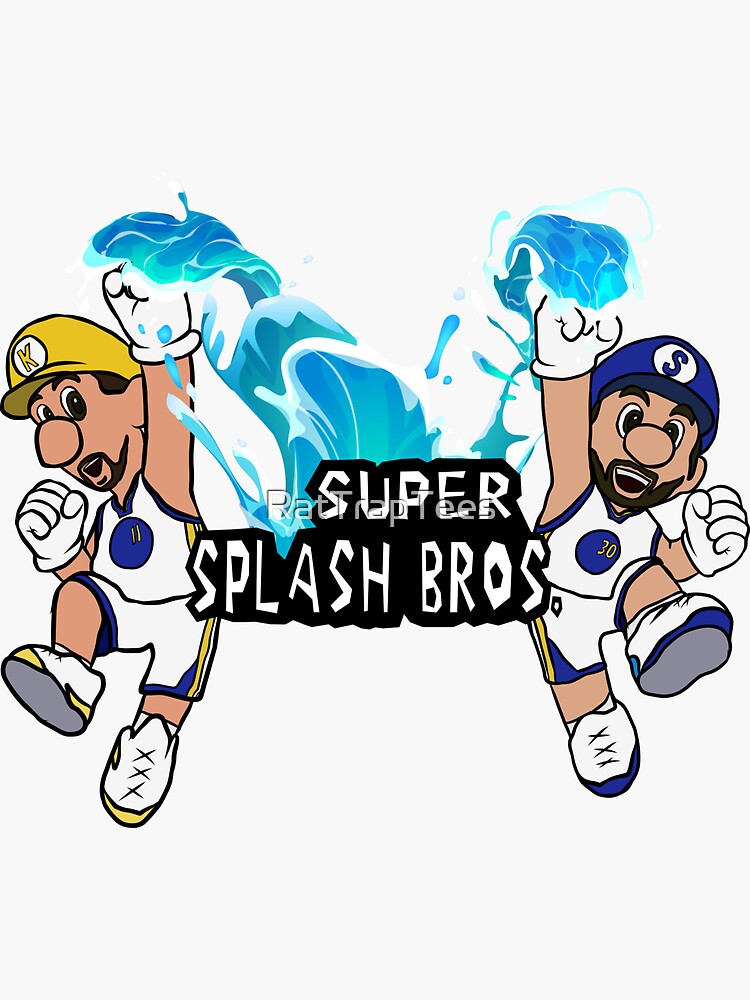 "Super Splash Bros." Sticker for Sale by RatTrapTees Redbubble