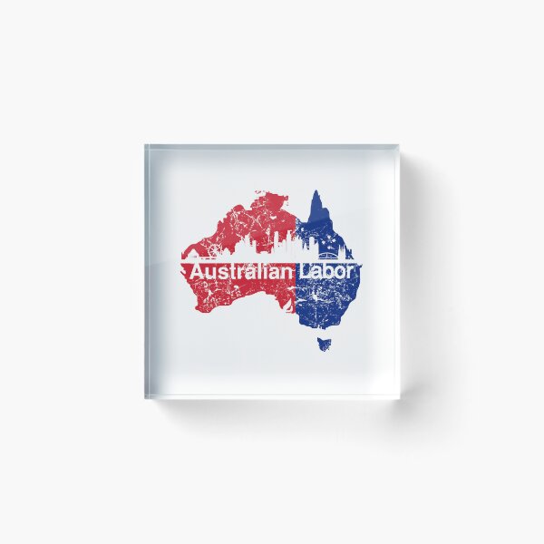 Item preview, Australian Labor Party with Melbourne Skyline designed and sold by Manoroma.