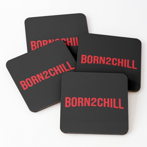 Item preview, BORN2CHILL -Netflix style red logo  designed and sold by tinytiger77.