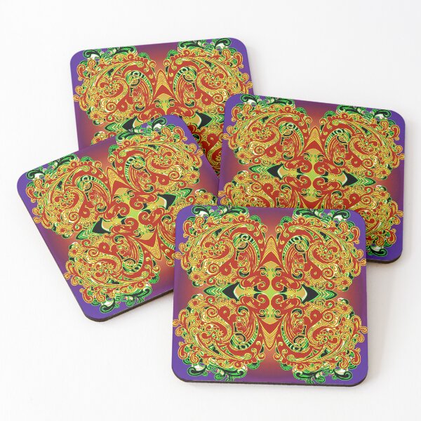 Item preview, Miniature Aussie Tangle 15 Var 5 Coloured. designed and sold by Heatherian.