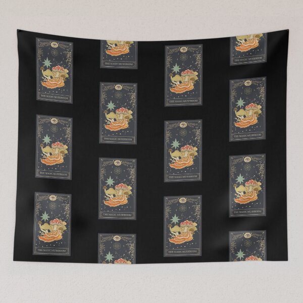 Item preview, Vintage Mushroom Lover Tarot Card Travel Mug designed and sold by MagicWolfStar.