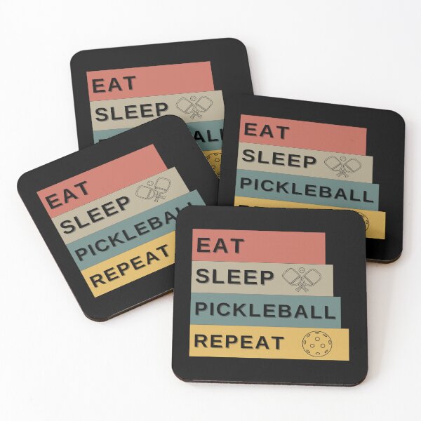 Item preview, eat sleep pickleball repeat  designed and sold by Joud1422.