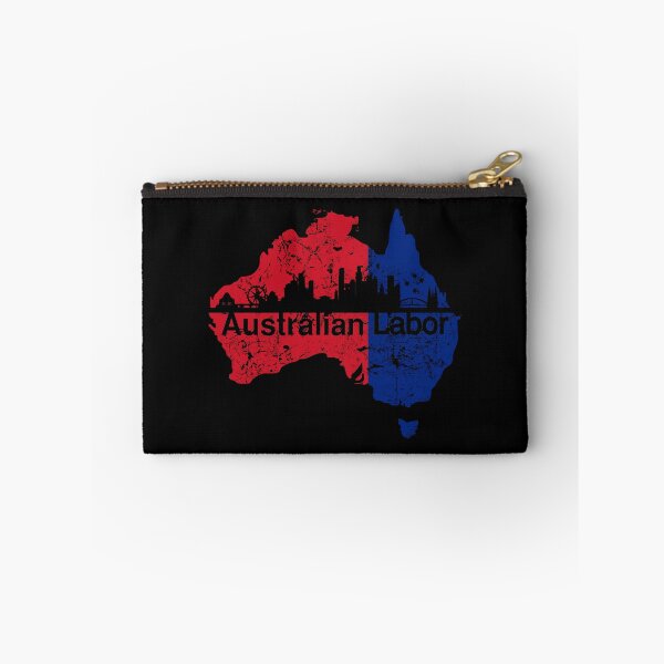 Item preview, Australian Labor Party with Melbourne Skyline in Black designed and sold by Manoroma.