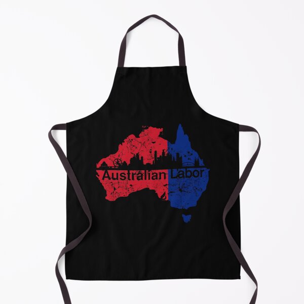 Item preview, Australian Labor Party with Melbourne Skyline in Black designed and sold by Manoroma.