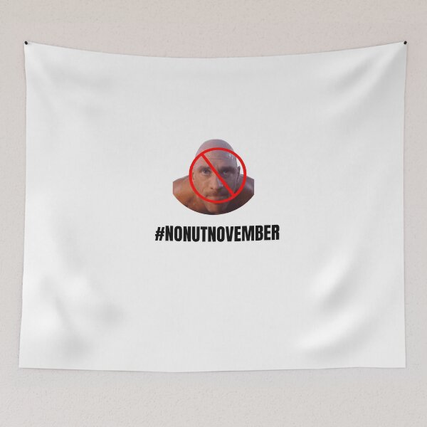 Item preview, No Nut November meme- Endorsed by Johnny Sins [Black Font] designed and sold by zyteam.