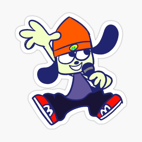 Vista previa del artículo con la obra «Parappa El Rapero Rap», diseñado y vendido por ABZDesigner.