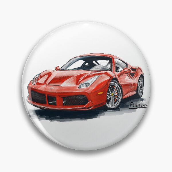 Item preview, Ferrari 488 in fiery red. designed and sold by Francohanekom.