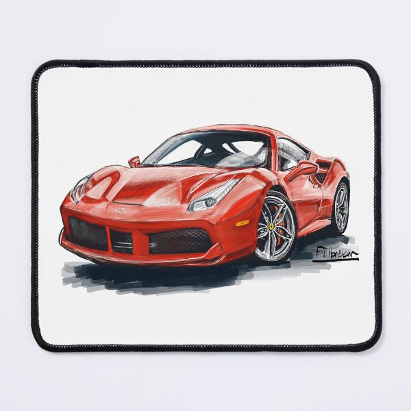 Item preview, Ferrari 488 in fiery red. designed and sold by Francohanekom.