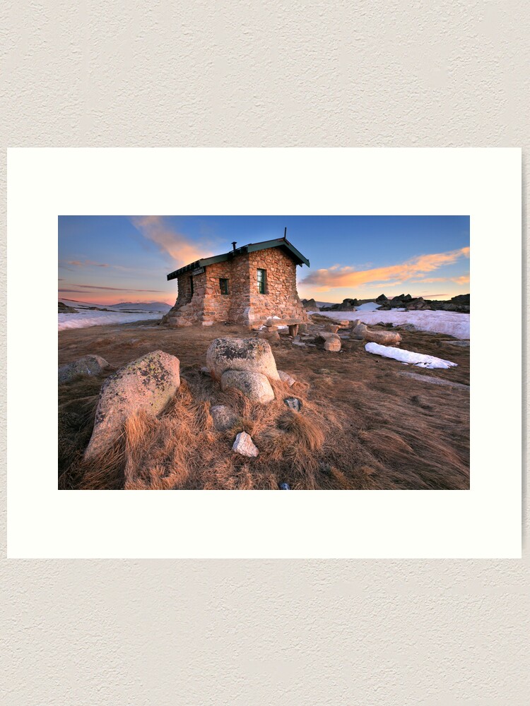 Alternate view of Seamans Hut Dawn, Mt Kosciusko, Australia Art Print