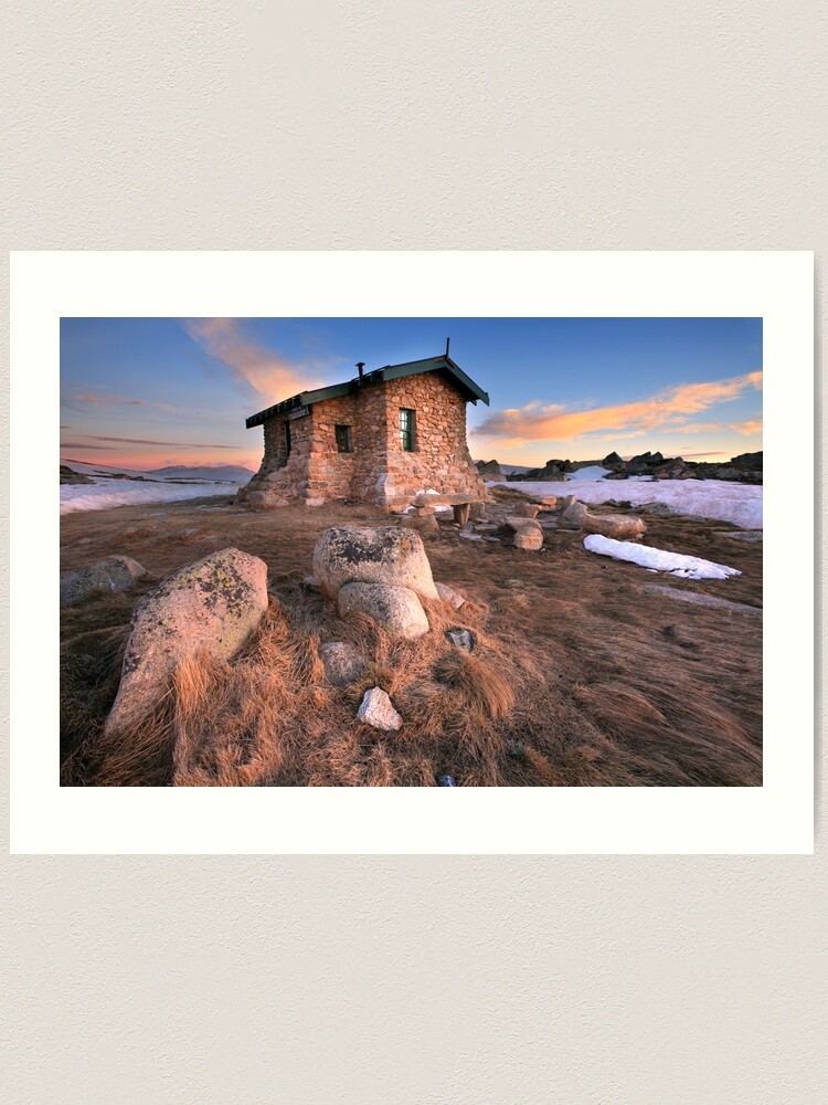 Alternate view of Seamans Hut Dawn, Mt Kosciusko, Australia Art Print