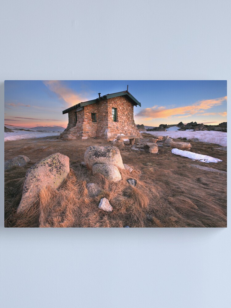 Alternate view of Seamans Hut Dawn, Mt Kosciusko, Australia Canvas Print