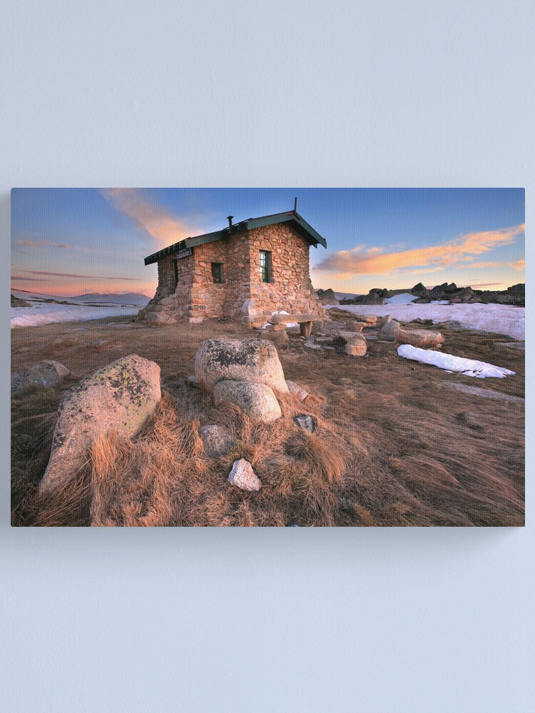 Alternate view of Seamans Hut Dawn, Mt Kosciusko, Australia Canvas Print