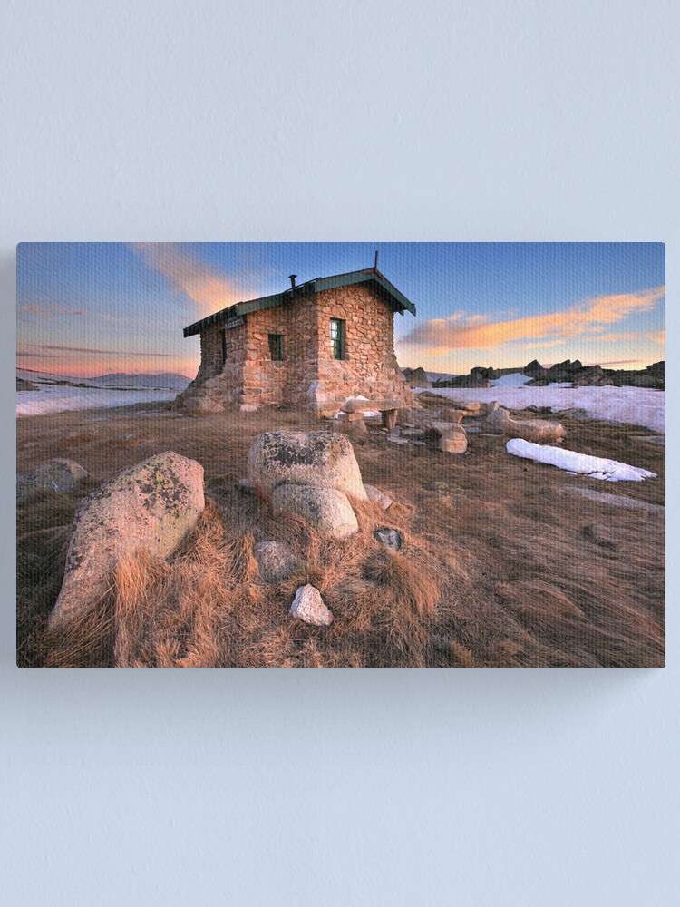 Alternate view of Seamans Hut Dawn, Mt Kosciusko, Australia Canvas Print