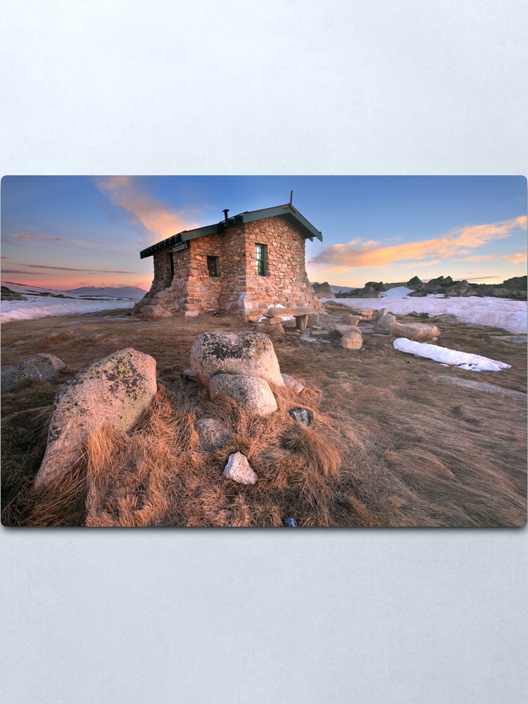 Alternate view of Seamans Hut Dawn, Mt Kosciusko, Australia Metal Print
