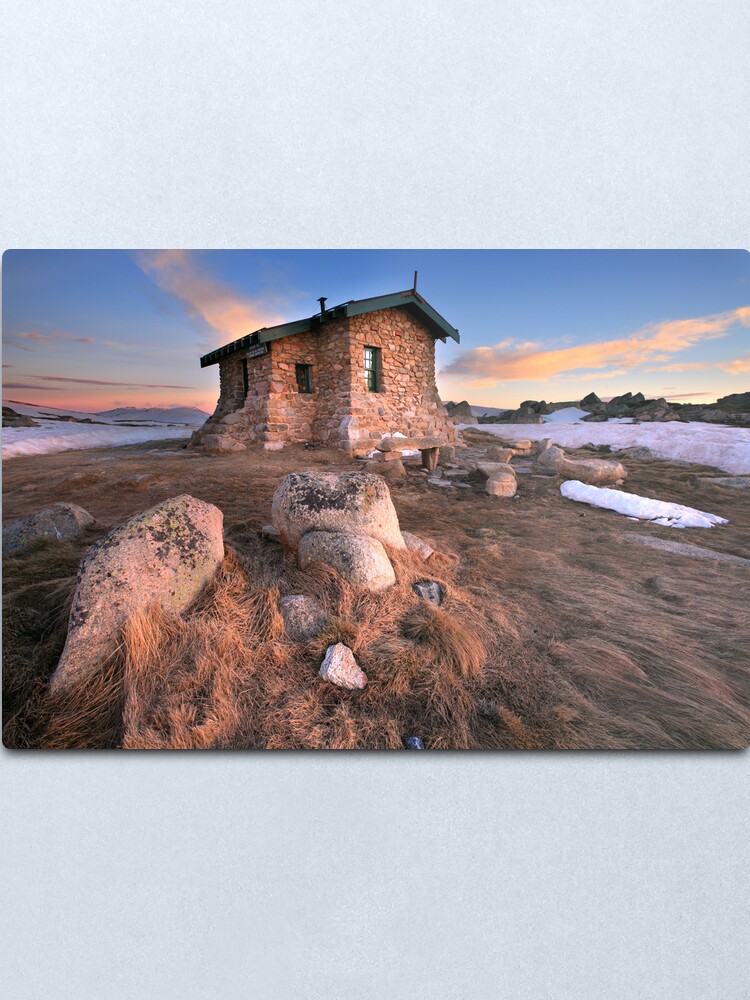 Alternate view of Seamans Hut Dawn, Mt Kosciusko, Australia Metal Print