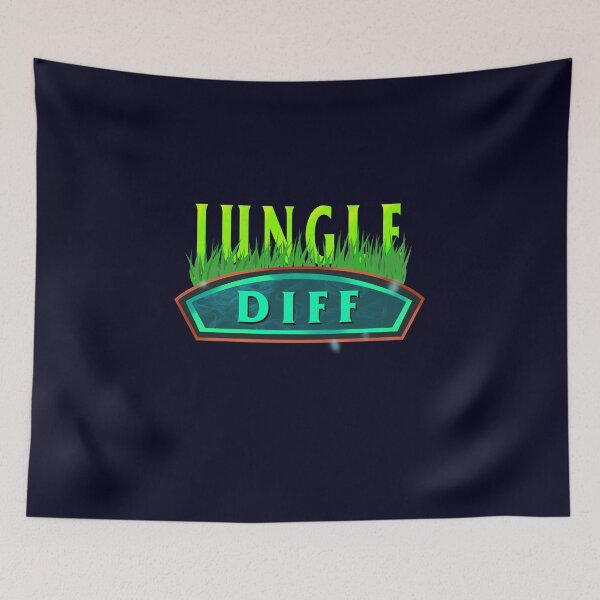 Item preview, " Jungle Diff " phrase designed and sold by GeekyPlace.