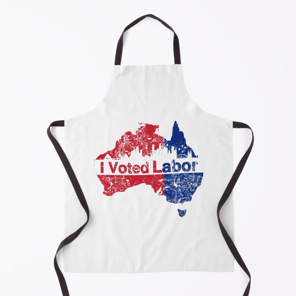 Item preview, I Voted for the Australian Labor Party with Melbourne skyline designed and sold by Manoroma.