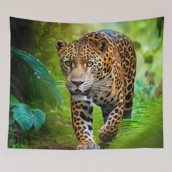 Item preview, Jaguar stalking its prey designed and sold by RK - Shop.