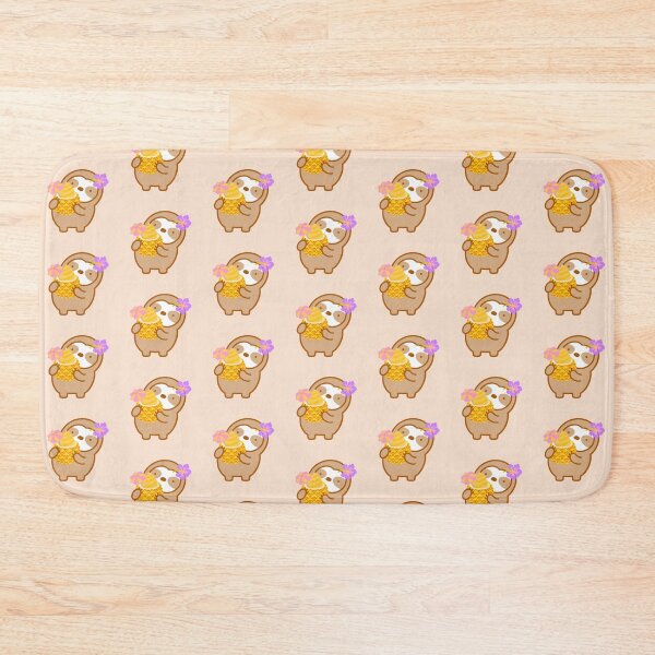 Item preview, Cute Hawaiian Pineapple Soft Serve Sloth  designed and sold by theslothinme.
