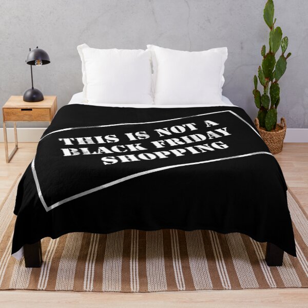 Item preview, This is not a Black Friday shopping (white version) designed and sold by RebelPurpleGirl.