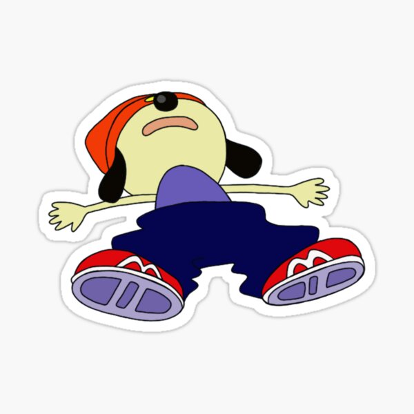 Vista previa del artículo con la obra «Parappa El Rapero Rap», diseñado y vendido por ABZDesigner.