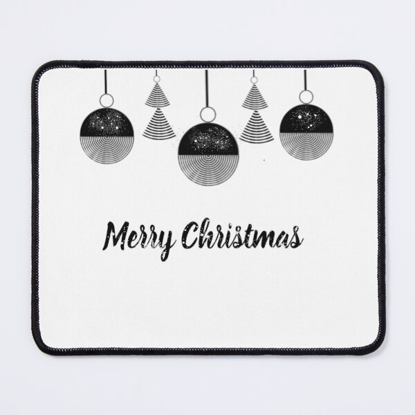 Item preview, Modern Minimalistic Christmas Design In Black designed and sold by Pretty-Bird.