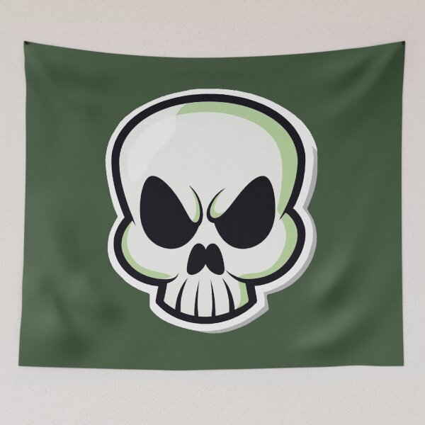 Item preview, Mean Looking Skull designed and sold by JandyDesign.