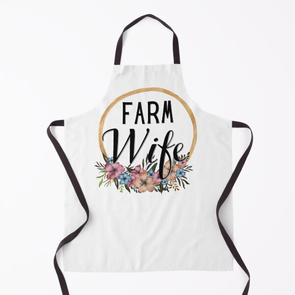 Item preview, Pretty Farm Wife With Flowers designed and sold by AloraDawnEve.