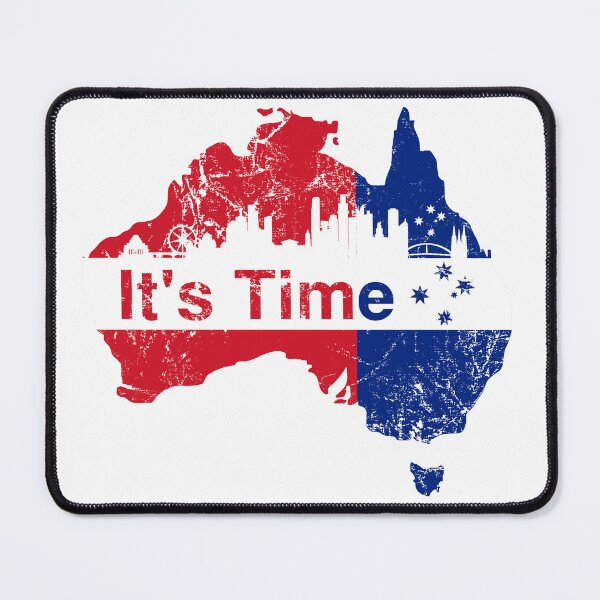 Item preview, Australian Labor Party, Its Time with Melbourne Skyline designed and sold by Manoroma.
