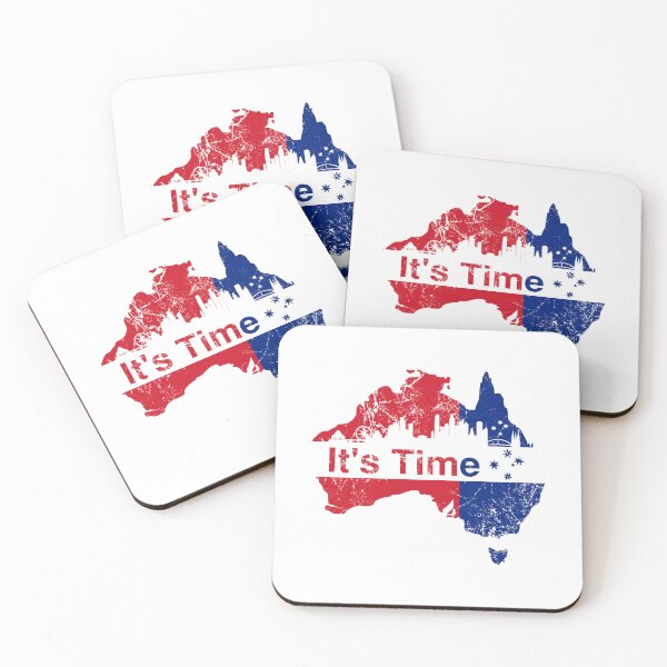Item preview, Australian Labor Party, Its Time with Melbourne Skyline designed and sold by Manoroma.