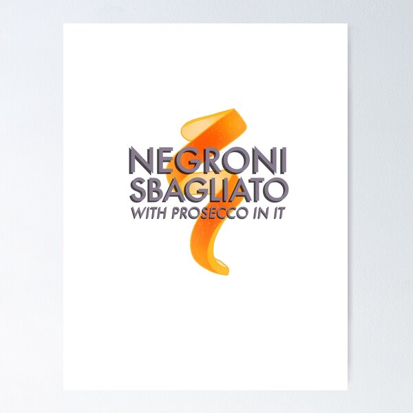 Item preview, Negroni Sbagliato  designed and sold by Brittany Samantha.