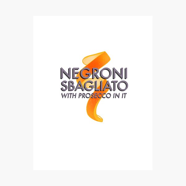 Item preview, Negroni Sbagliato  designed and sold by Brittany Samantha.