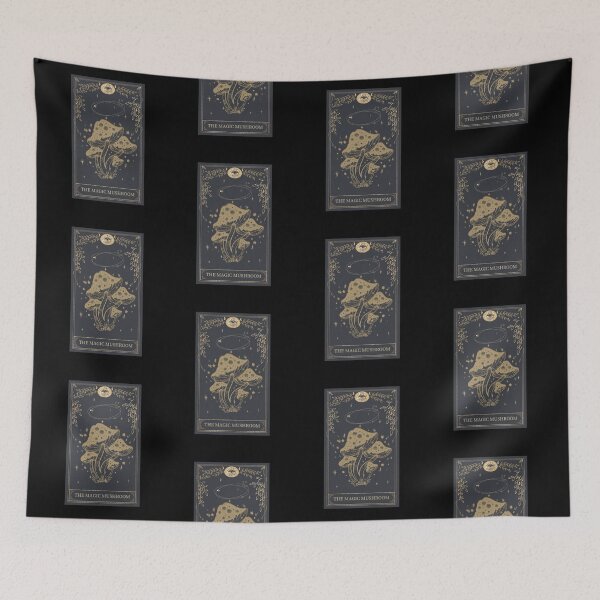 Item preview, Vintage Mushroom Lover Tarot T-shirt designed and sold by MagicWolfStar.