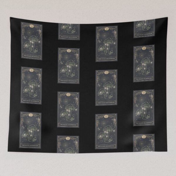 Item preview, Vintage Mushroom Lover Tarot A-Line Dress designed and sold by MagicWolfStar.