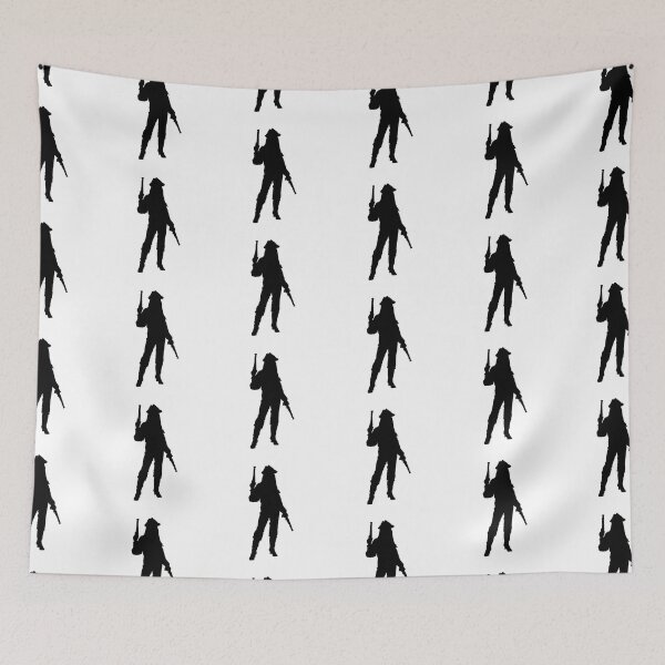 Item preview, Caribbean Pirate Silhouette #2 Design designed and sold by Mterry1202.