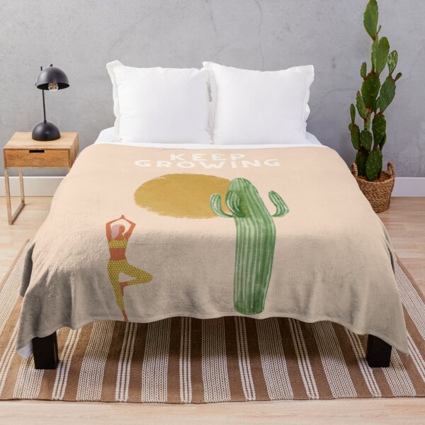 Item preview, Yoga Tree Pose With A Saguaro, Keep Growing designed and sold by BohemiWANDERS.