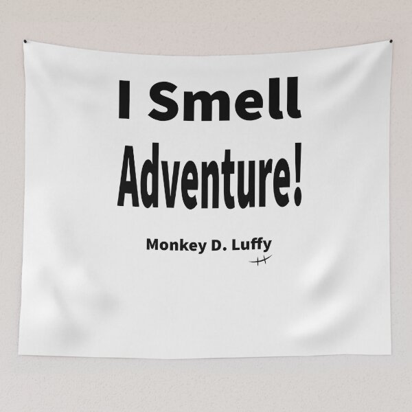 Item preview, I smell Adventure! Monkey D Luffy designed and sold by MagiqueStickers ⭐⭐⭐⭐⭐.