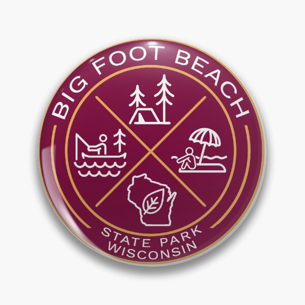 Item preview, Big Foot Beach State Park Heraldic Logo designed and sold by VanyaKar.