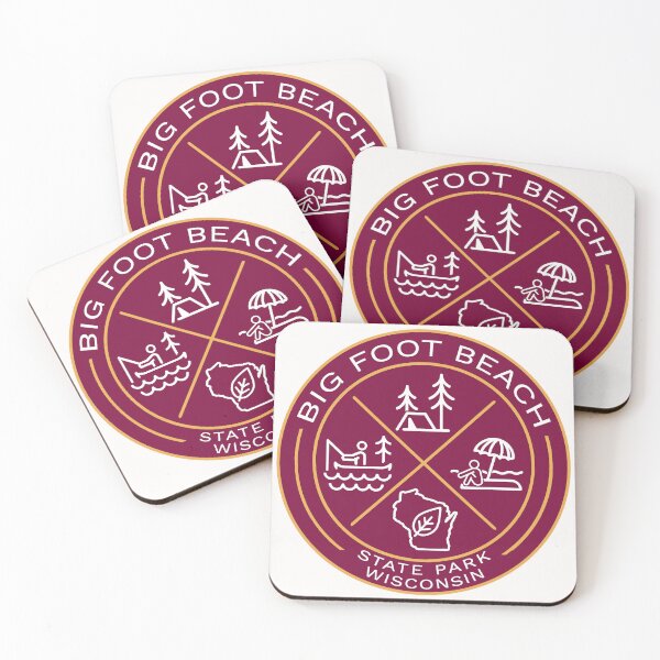 Item preview, Big Foot Beach State Park Heraldic Logo designed and sold by VanyaKar.
