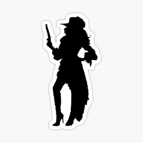 Unique Pirate Captain Hook Hand Silhouette Sticker by CindySupercuts