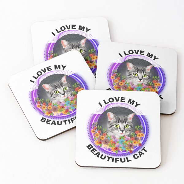 Item preview, I love my Beautiful Cat designed and sold by The Love Quill.