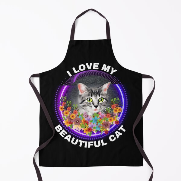 Aperçu de l'œuvre J'aime mon beau chat créée et vendue par The Love Quill.