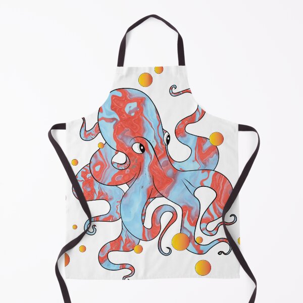 Item preview, Colorful Octopus playing with bubbles designed and sold by atedesigns.