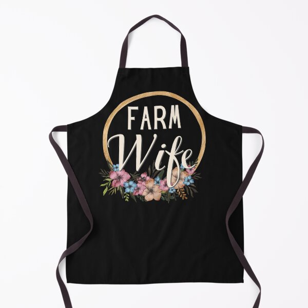 Item preview, Pretty Farm Wife with Flowers designed and sold by AloraDawnEve.
