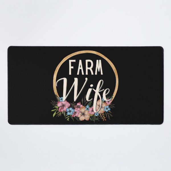 Item preview, Pretty Farm Wife with Flowers designed and sold by AloraDawnEve.