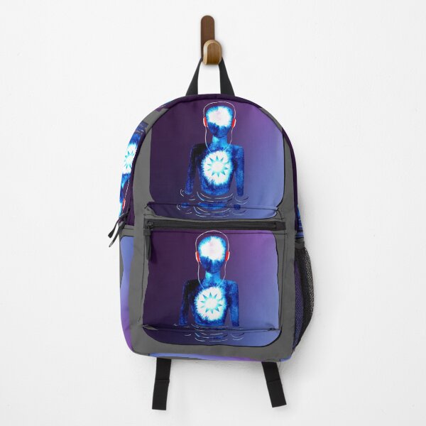 Item preview, Meditation Man w/ Headphones Purple Fade designed and sold by RealmsBeyond.