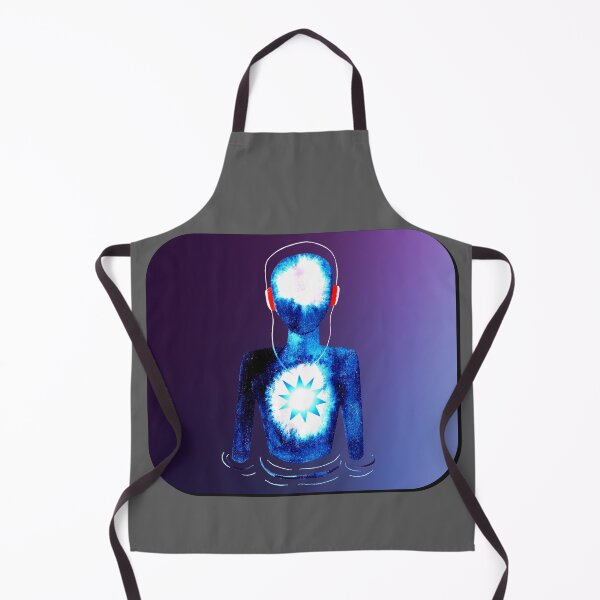 Item preview, Meditation Man w/ Headphones Purple Fade designed and sold by RealmsBeyond.