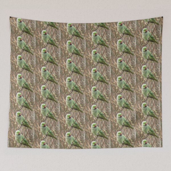 Item preview, Pretty Green Parakeet Perching Photograph designed and sold by naturegallery.