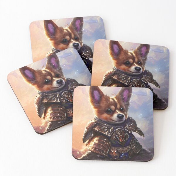Item preview, AI Generated Art, War Corgi designed and sold by RabbitHoleMI.